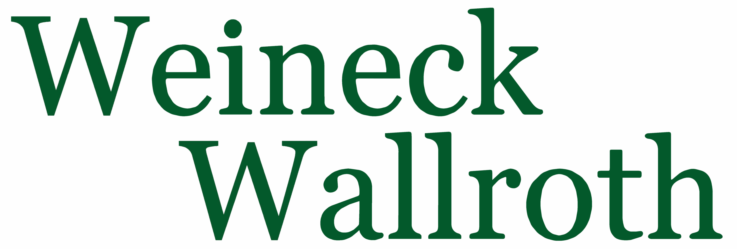 Das Logo des Weinecks Wallroth als Wortmarke